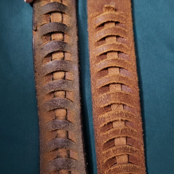 Belts Braided Rustic Leather - Picture 4 of 5